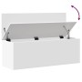 Engineered wood storage box in white, 102x35x35 cm by , Storage trunks - Ref: Foro24-840688, Price: 84,36 €, Discount: %