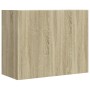 Armario de pared madera de ingeniería roble Sonoma 75x35x60 cm de , Estantes y estanterías - Ref: Foro24-848418, Precio: 70,9...