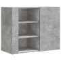 Mueble de pared madera ingeniería gris hormigón 75x35x60 cm de , Estantes y estanterías - Ref: Foro24-848426, Precio: 87,39 €...