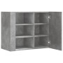 Mueble de pared madera ingeniería gris hormigón 75x35x60 cm de , Estantes y estanterías - Ref: Foro24-848426, Precio: 87,39 €...