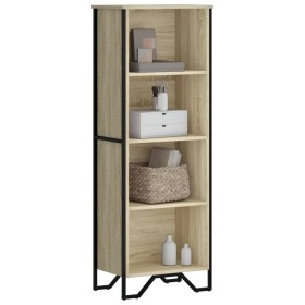 Engineered wood bookshelf in Sonoma oak, 50x31x137.5 cm by , Bookcases and shelves - Ref: Foro24-848610, Price: 88,99 €, Disc...