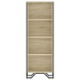 Engineered wood bookshelf in Sonoma oak, 50x31x137.5 cm by , Bookcases and shelves - Ref: Foro24-848610, Price: 77,39 €, Disc...