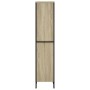 Engineered wood bookshelf in Sonoma oak, 50x31x137.5 cm by , Bookcases and shelves - Ref: Foro24-848610, Price: 77,39 €, Disc...