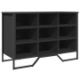 Zapatero de madera de ingeniería negro 90x38x61,5 cm de , Zapateros y organizadores de calzado - Ref: Foro24-848644, Precio: ...