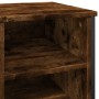 Zapatero de madera de ingeniería roble ahumado 90x38x61,5 cm de , Zapateros y organizadores de calzado - Ref: Foro24-848646, ...