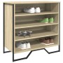 Engineered wood shoe rack in Sonoma oak, 80x38x78 cm. by , Shoe racks and shoe organizers - Ref: Foro24-848650, Price: 95,09 ...