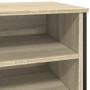 Engineered wood shoe rack in Sonoma oak, 80x38x78 cm. by , Shoe racks and shoe organizers - Ref: Foro24-848650, Price: 95,09 ...