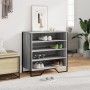 Engineered wood gray Sonoma shoerack 80x38x78 cm by , Shoe racks and shoe organizers - Ref: Foro24-848652, Price: 97,84 €, Di...