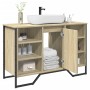 Bathroom vanity cabinet in engineered oak Sonoma wood 91x35x60 cm by , Bathroom furniture - Ref: Foro24-848665, Price: 90,41 ...