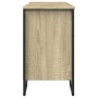 Bathroom vanity cabinet in engineered oak Sonoma wood 91x35x60 cm by , Bathroom furniture - Ref: Foro24-848665, Price: 90,41 ...