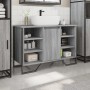 Bathroom vanity cabinet in gray Sonoma engineered wood, 91x35x60 cm. by , Bathroom furniture - Ref: Foro24-848667, Price: 93,...