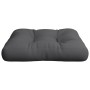 Cushion for pallet sofa in anthracite gray fabric 58x58x10 cm by , Cushions for chairs and sofas - Ref: Foro24-360900, Price:...