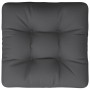 Cushion for pallet sofa in anthracite gray fabric 58x58x10 cm by , Cushions for chairs and sofas - Ref: Foro24-360900, Price:...