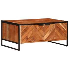 Mesa de centro madera maciza de acacia 90x55x40 cm de , Mesas de centro - Ref: Foro24-376047, Precio: 255,99 €, Descuento: %