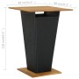 Synthetic rattan and black acacia wood high table 80x80x110 cm by vidaXL, Garden tables - Ref: Foro24-313465, Price: 157,99 €...