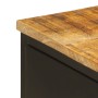 TV-Möbel aus massivem, grobem Mangoholz, 110x35x40 cm. von , CD- und DVD-Speicher - Ref: Foro24-376045, Preis: 204,74 €, Raba...