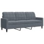 Sofagarnitur mit 4-teiligen dunkelgrauen Samtkissen. von , Sofas - Ref: Foro24-3278362, Preis: 681,80 €, Rabatt: %