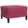 Three-piece velvet sofa set with red wine cushions by , Sofas - Ref: Foro24-3278405, Price: 532,71 €, Discount: %