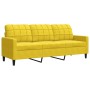 3-piece velvet yellow sofa set with cushions by , Sofas - Ref: Foro24-3278407, Price: 528,98 €, Discount: %