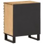 Solid rough mango wood bedside table 50x34x62 cm by , Nightstands - Ref: Foro24-377481, Price: 127,12 €, Discount: %