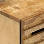 Solid rough mango wood bedside table 50x34x62 cm by , Nightstands - Ref: Foro24-377481, Price: 127,12 €, Discount: %