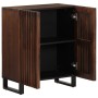 Solid mango wood sideboard 60x34x75 cm by , Lockers and storage cabinets - Ref: Foro24-377448, Price: 120,36 €, Discount: %