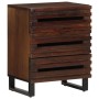 Solid mango wood brown bedside table 50x34x62 cm by , Nightstands - Ref: Foro24-377483, Price: 119,71 €, Discount: %