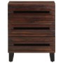 Mesita de noche madera maciza mango marrón 50x34x62 cm de , Mesitas de noche - Ref: Foro24-377483, Precio: 119,71 €, Descuent...