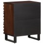 Mesita de noche madera maciza mango marrón 50x34x62 cm de , Mesitas de noche - Ref: Foro24-377483, Precio: 132,99 €, Descuent...