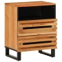 Mesita de noche madera maciza mango marrón 50x34x62 cm de , Mesitas de noche - Ref: Foro24-377488, Precio: 108,61 €, Descuent...