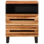 Mesita de noche madera maciza mango marrón 50x34x62 cm de , Mesitas de noche - Ref: Foro24-377488, Precio: 108,61 €, Descuent...