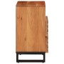 Mesita de noche madera maciza mango marrón 50x34x62 cm de , Mesitas de noche - Ref: Foro24-377488, Precio: 108,61 €, Descuent...