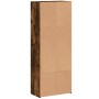 Armario archivador madera ingeniería roble ahumado 60x32x153 cm de , Armarios archivadores - Ref: Foro24-3276648, Precio: 112...