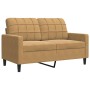 Set of sofas with 4 brown velvet cushions by , Sofas - Ref: Foro24-3278388, Price: 641,99 €, Discount: %