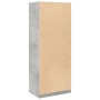 Armario de madera de ingeniería gris hormigón 80x50x200 cm de , Armarios roperos - Ref: Foro24-3307759, Precio: 177,63 €, Des...