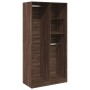 Armario madera contrachapada color roble marrón 100x50x200 cm de , Armarios roperos - Ref: Foro24-3307771, Precio: 202,70 €, ...