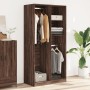 Armario madera contrachapada color roble marrón 100x50x200 cm de , Armarios roperos - Ref: Foro24-3307771, Precio: 202,70 €, ...