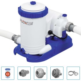 Bestway Bomba de filtro de piscina Flowclear Skimatic 9463 L/h de Bestway, Filtros para piscinas y spa - Ref: Foro24-92813, P...