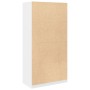 Armario de madera contrachapada blanco 100x50x200 cm de , Armarios roperos - Ref: Foro24-3307765, Precio: 188,18 €, Descuento: %