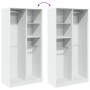 White plywood wardrobe 100x50x200 cm by , Wardrobes - Ref: Foro24-3307765, Price: 188,18 €, Discount: %