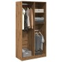 Armario de madera de ingeniería roble artesanal 100x50x200 cm de , Armarios roperos - Ref: Foro24-3307773, Precio: 196,88 €, ...