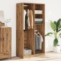 Handcrafted engineered oak wood wardrobe 100x50x200 cm by , Wardrobes - Ref: Foro24-3307773, Price: 196,88 €, Discount: %