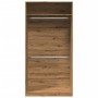 Handcrafted engineered oak wood wardrobe 100x50x200 cm by , Wardrobes - Ref: Foro24-3307809, Price: 174,64 €, Discount: %