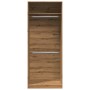 Handcrafted engineered oak wood wardrobe 80x50x200 cm by , Wardrobes - Ref: Foro24-3307800, Price: 173,37 €, Discount: %