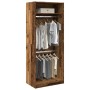 Ingenieurholzschrank in gealtertem Holz 80x50x200 cm von , Kleiderschränke - Ref: Foro24-3307799, Preis: 166,07 €, Rabatt: %