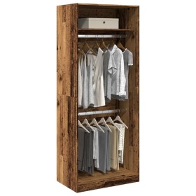 Armario de madera de ingeniería madera envejecida 80x50x200 cm de , Armarios roperos - Ref: Foro24-3307799, Precio: 165,99 €,...