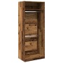 Engineered wood aged wood wardrobe 80x50x200 cm by , Wardrobes - Ref: Foro24-3307799, Price: 165,99 €, Discount: %