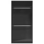 Armario de madera contrachapada negro 100x50x200 cm de , Armarios roperos - Ref: Foro24-3307802, Precio: 189,72 €, Descuento: %