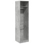 Armario de madera contrachapada gris hormigón 50x50x200 cm de , Armarios roperos - Ref: Foro24-3307786, Precio: 133,46 €, Des...