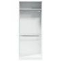 Engineered wood white wardrobe 80x50x200 cm by , Wardrobes - Ref: Foro24-3307792, Price: 171,67 €, Discount: %